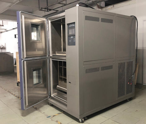 LIYI 80Lの熱衝撃テスト部屋の熱い地帯および冷たい地帯の別の制御