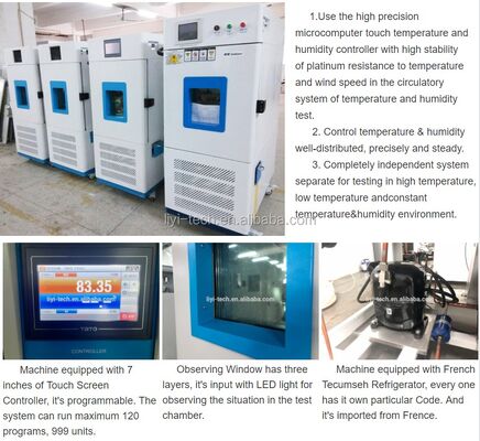LIYIブランド -70℃～150℃ 計測器用環境温度湿度キャリブレーター 停止・ハス標準試験チャンバー